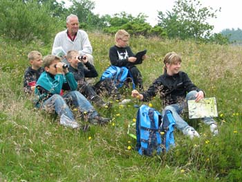 Familie- Naturskole i sommerferien
