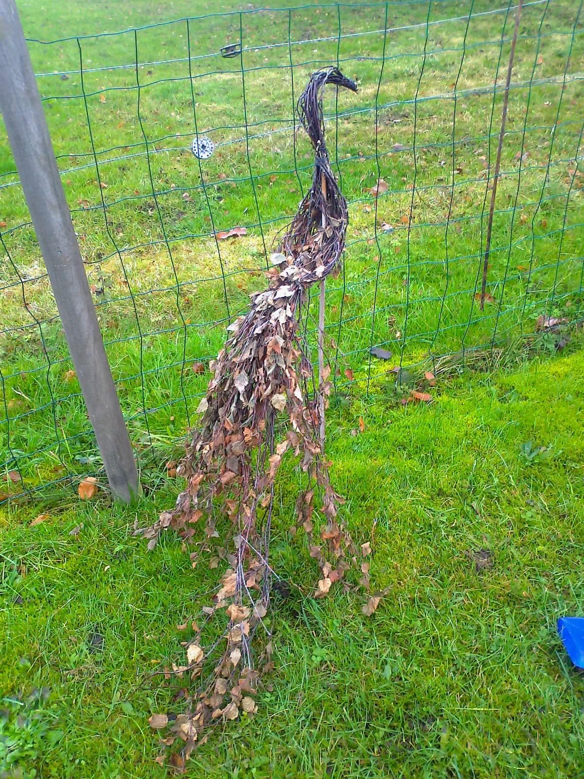Fugl fremstillet af birkeris Fugl fremstillet af birkeris