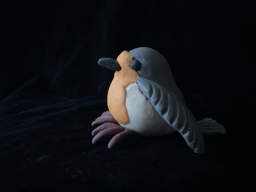 rødhals i modelervoks